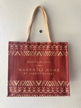 Magnolia Home by Joanna Gaines Red Canvas Tote